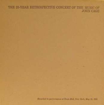 Album John Cage: The 25-Year Retrospective Concert Of The Music Of John Cage