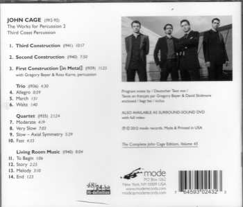 CD John Cage: The Works For Percussion 2
