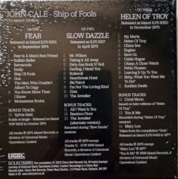 3CD/Coffret John Cale: Ship Of Fools (The Island Albums)