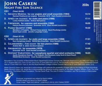 2CD John Casken: Night Fire Sun Silence