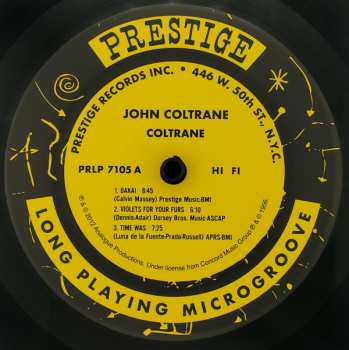 LP John Coltrane: Coltrane LTD