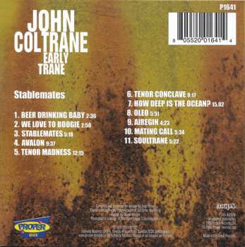 4CD/Coffret John Coltrane: Early Trane