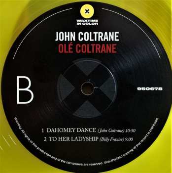 LP John Coltrane: Olé (The Complete Session) LTD | CLR