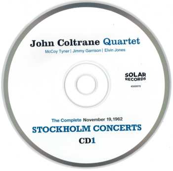 3CD The John Coltrane Quartet: The Complete November 19, 1962 Stockholm Concerts