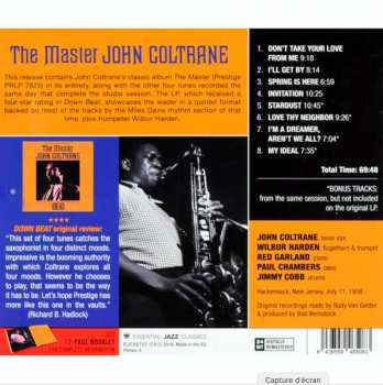 CD John Coltrane: The Master - The Complete Session