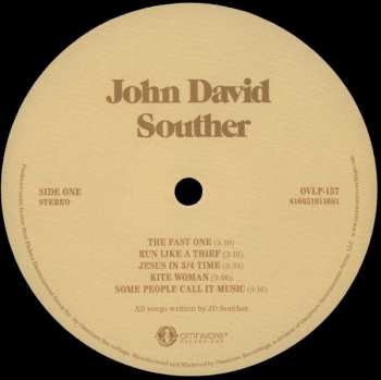 LP John David Souther: John David Souther