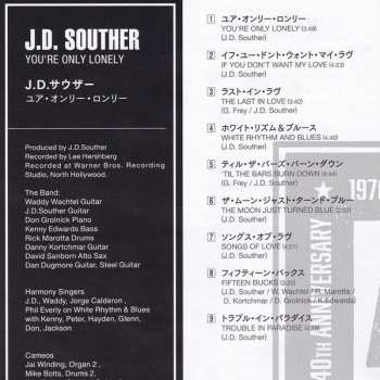 CD John David Souther: You're Only Lonely = ユア・オンリー・ロンリー LTD