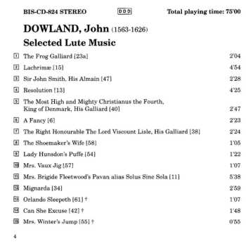 CD John Dowland: Selected Lute Music