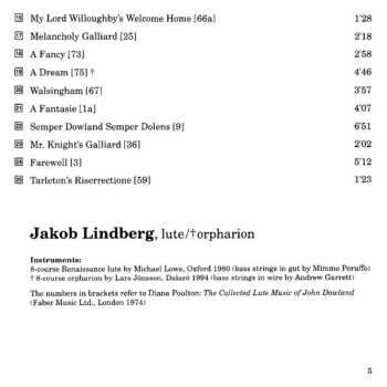 CD John Dowland: Selected Lute Music