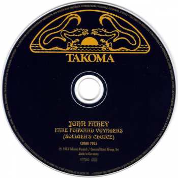 CD John Fahey: Fare Forward Voyagers (Soldier's Choice)