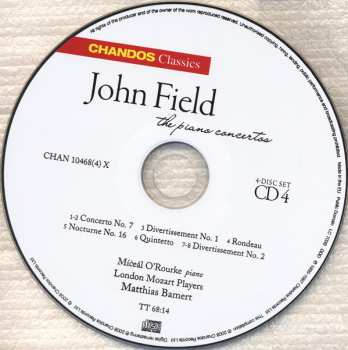 4CD/Coffret John Field: The Piano Concertos