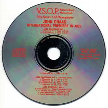 CD John Graas: International Premiere In Jazz