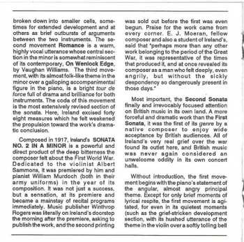 CD John Ireland: Music For Violin And Piano