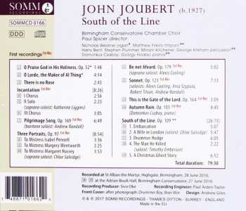 CD John Joubert: South Of The Line: Choral Music By John Joubert