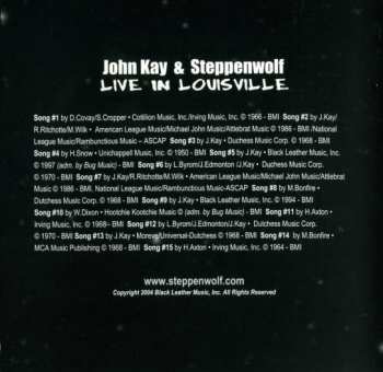CD Steppenwolf: Live In Louisville