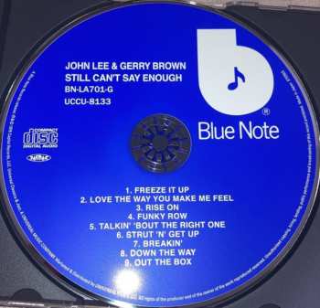 CD John Lee: Still Can't Say Enough LTD