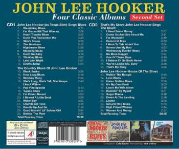 2CD John Lee Hooker: Four Classic Albums (Second Set)