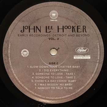 2LP John Lee Hooker: Early Recordings: Detroit And Beyond Vol. 2