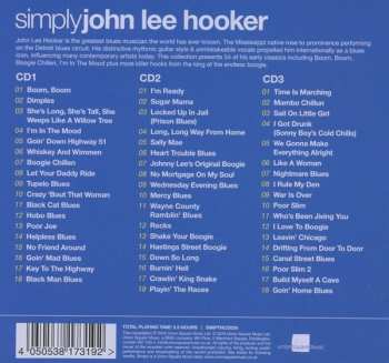 3CD/Coffret John Lee Hooker: Simply John Lee Hooker (3CDs From The King Of The Blues)