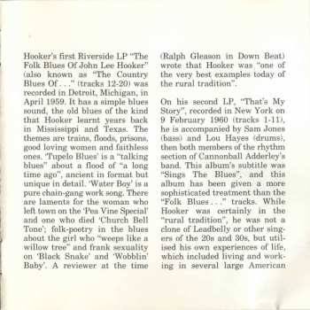 CD John Lee Hooker: That's My Story / The Folk Blues Of John Lee Hooker