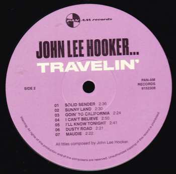 LP John Lee Hooker: Travelin' LTD