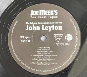 EP John Leyton: Joe Meek's Tea Chest Tapes: The Johnny Remember Me Sessions LTD