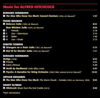 CD DR SymfoniOrkestret: Music for Alfred Hitchcock