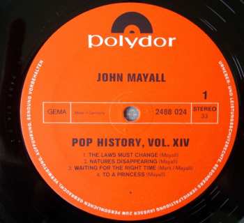 2LP John Mayall: Pop History Vol. 14