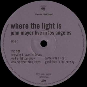 4LP/Coffret John Mayer: Where The Light Is: John Mayer Live In Los Angeles