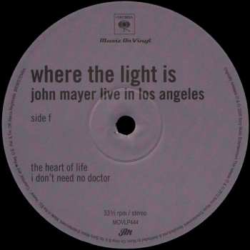 4LP/Coffret John Mayer: Where The Light Is: John Mayer Live In Los Angeles