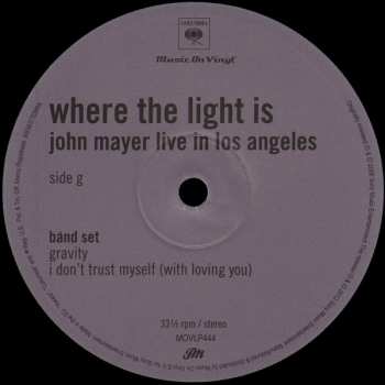 4LP/Coffret John Mayer: Where The Light Is: John Mayer Live In Los Angeles