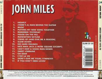 CD John Miles: Decca Singles 1975-79