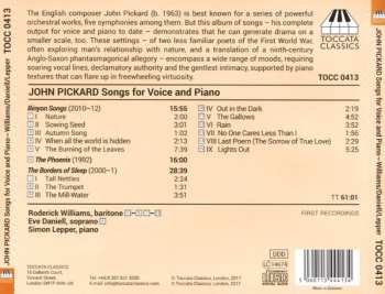 CD Roderick Williams: Songs For Voice And Piano