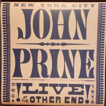 4LP/Coffret John Prine: Live At The Other End Dec. 1975 LTD