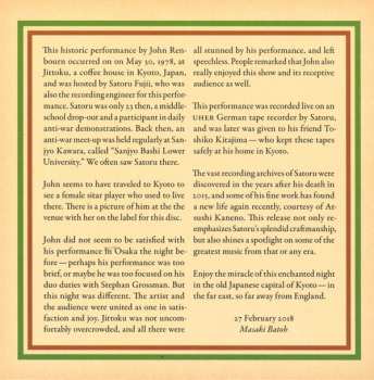CD John Renbourn: Live In Kyoto 1978