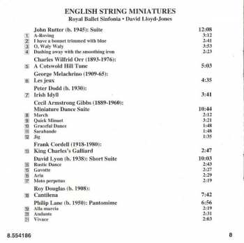 CD Roy Douglas: English String Miniatures