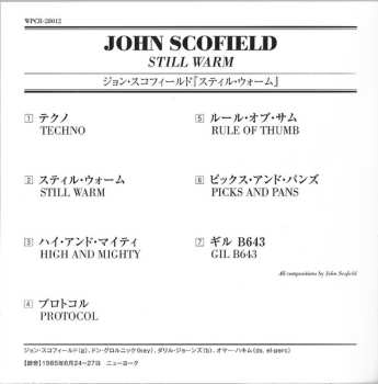 CD John Scofield: Still Warm LTD
