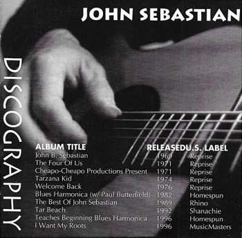 CD John Sebastian: King Biscuit Flower Hour Presents John Sebastian In Concert