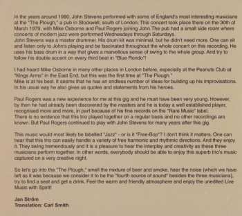 CD Mike Osborne: Live At The Plough