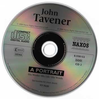 2CD John Tavener: A Portrait (His Works・His Life・His Words) LTD