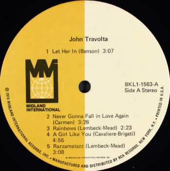 LP John Travolta: John Travolta