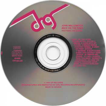CD John Wallowitch: Back On The Town