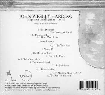CD John Wesley Harding: Sings To A Small Guitar Vol. II