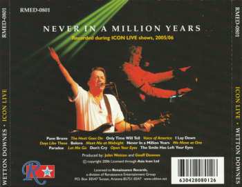 CD Wetton/Downes: Icon Live – Never In A Million Years