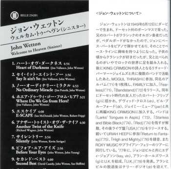 CD John Wetton: Welcome To Heaven