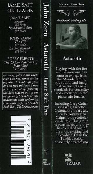 CD John Zorn: Astaroth (Book Of Angels Volume 1)