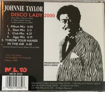 CD Johnnie Taylor: Disco Lady 2000