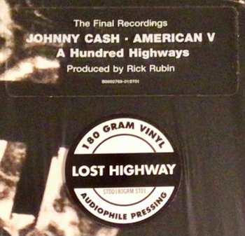 LP Johnny Cash: American V: A Hundred Highways