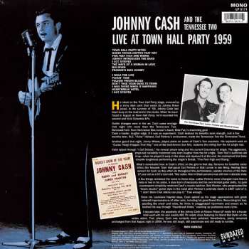 LP Johnny Cash & The Tennessee Two: Live At Town Hall Party 1959