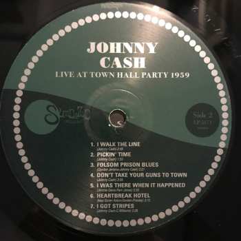 LP Johnny Cash & The Tennessee Two: Live At Town Hall Party 1959